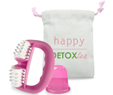 Ventouse et Massage Roller anti cellulite Happy Detox Tea